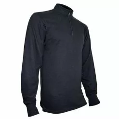 PolarMax Mens Acclimate Wool Zip Mock Shirt