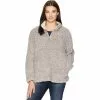 Dylan By True Grit Dylan Soft Shearling Tipped Pile 1/4 Zip Stadium Pullover Womens -mountainsports Sales 2023 169303MOC