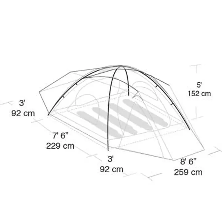 Eureka Kohana 4 Person Tent 5 Eureka Kohana 4 Person Tent - Image 3