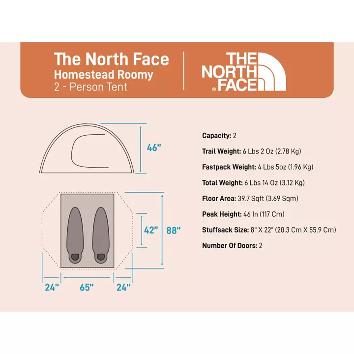 The North Face Homestead Roomy 2 6 The North Face Homestead Roomy 2 - Image 4