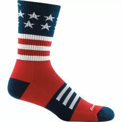 Darn Tough Captain Stripe Micro Crew Lightweight Hiking Sock Mens