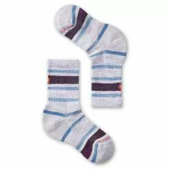Smartwool Hike Light Cushion Striped Crew Socks Kid's