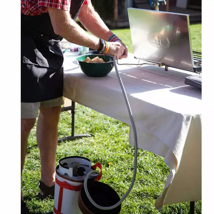 GSI Outdoors 5' Propane Adapter Hose 4 GSI Outdoors 5' Propane Adapter Hose - Image 2