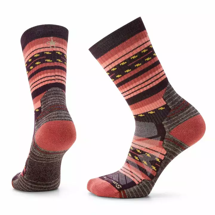 Smartwool Hike Light Cushion Margarita Crew Socks Women's 4 Smartwool Hike Light Cushion Margarita Crew Socks Women's - Image 2