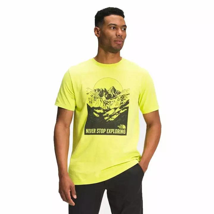 The North Face Short Sleeve Natural Wonders Tee Mens 3 The North Face Short Sleeve Natural Wonders Tee Mens