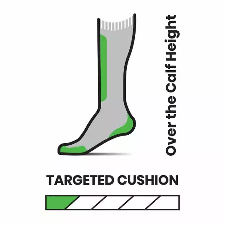 Smartwool Ski Targeted Cuchion Over The Calf Socks Womens 4 Smartwool Ski Targeted Cuchion Over The Calf Socks Womens - Image 2
