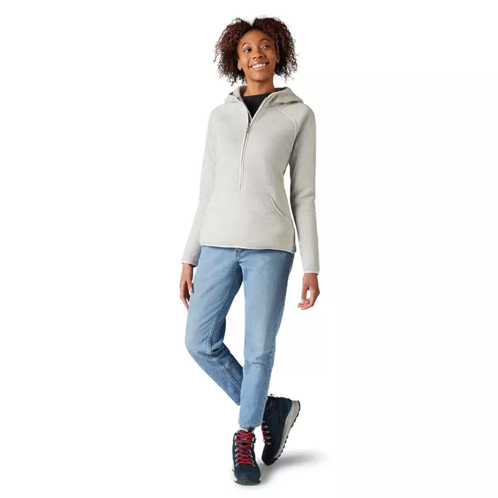 Smartwool Hudson Trail Fleece Anorak Hudson Womens 4 Smartwool Hudson Trail Fleece Anorak Hudson Womens - Image 2