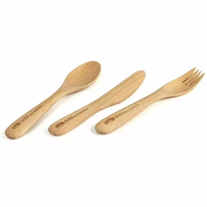 GSI Outdoors GSI Rakau 3 Piece Cutlery Set 3 GSI Outdoors GSI Rakau 3 Piece Cutlery Set